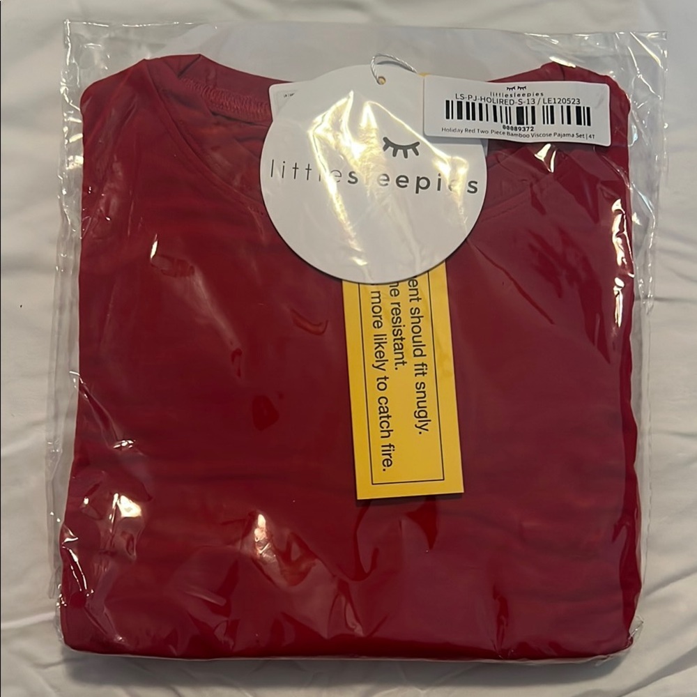 Little Sleepies Holiday Red Pajama Set